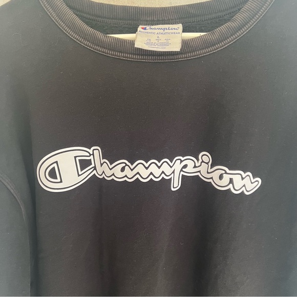 Champion Men's Powerblend Crew Neck Sweatshirt Large - Picture 4 of 4